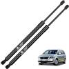 WateryWave 2X Ammortizzatori Posteriori per VW Touran 1T1 1T2 1T3 per #1T0827550C | Nero Molle a Gas Portellone Posteriore Acciaio al Carbonio Ammortizzatori Cofano Posteriore