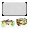 letuxaamz Filtro per Acquario, Acquario Rete Magnetica Anti-Salto, Isolamento Pesci Anti-Fuga Tappo, Copertura Pesci, Rettili, Tartarughe E Altri Animali (80x40cm)