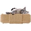 Aoneky Corda di sisal Naturale 6mm/ 8mm/10mm, 10M-100M - Corda di Sisal per Alberi di Gatto, Gatto Graffiare Pad, Decorazione Casa (40 m x 8 mm)