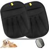 Dreaku Guanto Peli Gatto, Double Sideded Guanto Pelo Gatto per Gatti Cane, Pet Hair Remover Glove Static Removal Guanti Riutilizzabili Spazzola Gatto per Pulizia di Divani, Vestiti, Coperte (Due)