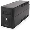 DIGITUS Gruppo di continuità - Sistema UPS Line-Interactive - 600VA 360W - AVR - 2 prese con messa a terra - Software di spegnimento UPS - Porte USB e RJ11