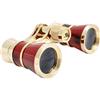 Eschenbach 44421 - Binocolo da teatro Glamour, 3 x 25, colore: Bordeaux