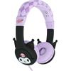 OTL Technologies Cuffie per bambini con cavo Kuromi LIMITATE in volume con licenza ufficiale Kuromi