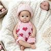 Gileutay 33cm Bambola In Silicone Bocca Aperta Ragazza Realistiche Bambole Per Neonata Che Sembrano Bambini Della Vita Reale Giocattolo Per Bambini