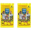 HeartGlobal 2 X PANINI FIFA 365 2025/2026 Adrenalyn XL Booster con 6 carte | Calcio Trading Cards Road to FIFA World Cup 2026 + HeartGlobal Protezione spedizione