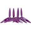 SUNGOOYUE Eliche FPV 7-8 in Policarbonato per Droni, Set da 4 Pale Tri-Pala (Viola Effetto Luce), Adatte a Quadricotteri Racing e Competizione