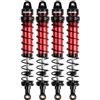 INJORA RC Ammortizzatori Set 4pcs RC Shock Absorbers RC Dampers per 1/10 RC Crawler Axial SCX10 90046 AXI231017 Traxxas TRX-4 D90 (120mm)