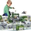 deAO Set Base Militare con Mappa di Gioco, 38 Pezzi, per Bambini 3+ Anni