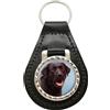Gifshop UK Portachiavi In Pelle Per Labrador Retriever Cioccolato