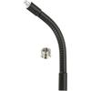 PATIKIL 6 Braccio Flessibile, Filettatura Femmina 1/4-20 a Maschio Metallo Tubo Flessibile Universale Braccio Flessibile Estensione Supporto con Viti Riduttrici per Action Camera, Nero