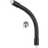 PATIKIL 6 Braccio Flessibile, Filettatura Maschio 1/4-20 Maschio Metallo Tubo Flessibile Universale Braccio Flessibile Estensione Tubo Gooseneck Viti Riduttrici per Action Camera, Nero