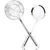Aieraczy Schiumarola in acciaio inox, cucchiaio per schiuma, cucchiaio per filtrare, mestolo per ragnatela, setaccio per cucina, scolapasta per wok accessori, filtro Skims Fat Scum, schiuma grassa