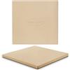 Unicook Pietra quadrata per pizza da 30,5 cm, resistente pietra da forno in ceramica per forno, barbecue e griglia, ideale per fare crosta croccante, pane, biscotti e molto altro ancora
