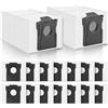 Bisenkud 16 sacchetti di ricambio per Dreame L10s Ultra Gen 3 / Gen 2 / D20 PRO Plus / X50 Ultra Complete / L40s / L40 Ultra / Matrix10 Ultra / Aqua10 Ultra / X30 / X40 / Mova P50 Pro Ultra