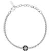 Breil, Collezione Amulet, Bracciale Uomo in Acciaio Lucido, Impreziosito da Elemento Centrale del Timone, Chiusura Regolabile, Lunghezza fino a 22 cm, Idea Regalo Uomo