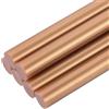 QUARKZMAN 6Pz Mini Bastoncini a Caldo di EVA per Pistola Colla a Caldo 11mm x 100mm Colla Stick Grandi, Oro Metallico