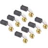 QUARKZMAN 13mm x 7mm x 6mm Carbonio Spazzola, Spazzola di Carbone di Ricambio 8 Pezzi Motore Carbonio Spazzola Carboncini Motore Elettrico per Utensili Elettrici