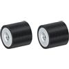QUARKZMAN 2pz 10 x 10mm M3 Filettatura Femmina Supporti in Gomma, Isolatori di Vibrazioni, Sostituiscono Cuscinetti Antivibranti Blocco di Base Piatto e Silenzioso