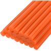 QUARKZMAN 20pz Stick Colla a Caldo per Pistola Colla a Caldo 7mm x 100mm/0,27 x 4 Mini Bastoni di Colla a Caldo Adesiva Arancione Brillante