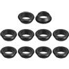 QUARKZMAN 10pz Passacavo 25mm ID 30mm Guarnizione per Cavi Passacavo in Gomma Gommini Passacavo Elettrico per Firewall Guarnizione per Cablaggio Elettrico, Nero