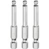 QUARKZMAN Set 3pz Punte Cacciavite Magnetica a Sfere 4mm (H4.0) Dimensione 1/4 Attacco Esagonale 50mm (2) Lunghezza Punte Sfera Magnetiche Testa Sfera Acciaio S2 Punte Metrico.