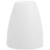 LIFKOME Paralume Di Plastica Bianco Piatto Con Foro Da 1.65 Pollici Lampada Paralume Sostitutivo Per Lampade Da Tavolo E Sospensione Casa Decorazione