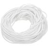 QUARKZMAN Nastro Tenuta Schiuma Silicone, Diametro 1,5 Mm (0,06) Lungo 12 Metri (39,37 Ft), Guarnizione Gomma Spugna Rotonda Corda Gomma Solida per Macchinari e Industrie, Bianco