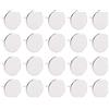 QUARKZMAN 19x23mm Mobili Tappezzeria Chiodi x 20pz Piatti Testa Decorativi Chiodi Mobili Chiodi Perni per Mobili Fai-da-Te Decorativo, [Tono argento ]