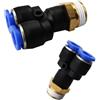 CNCTEC Pneumatico a Y multiplo raccordo 1/8 - 8 mm IQS Y connettore a T aria compressa