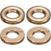 QUARKZMAN 4 Pz Anelli a Vite in Lega di Zinco Occhielli, 3/4 (17,4 mm) Anelli a Vite in Metallo per Passanti per Tende Borsa Maniglia Connettore Accessori Borsa (Oro Chiaro)