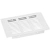 QUARKZMAN Copertura per Bocchette d'Aria, 1pz 150 x 100mm Copertura Ventilazione Lega Alluminio a Maglia, Griglia Ventilazione a Persiana Rettangolare Armadio per Scarpe Guardaroba (Argento)