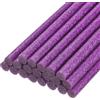 QUARKZMAN 20pz Stick Colla a Caldo per Pistola Colla a Caldo 7mm x 100mm/0,27 x 4 Mini Bastoni di Colla a Caldo Adesiva Viola Glitterato