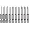 QUARKZMAN 10Pz #1 Punte Cacciavite Phillips PH1 1/4 Gambo Esagonale 2 (50mm) Lungo Acciaio S2 Magnetiche Inserti per Avvitatore per Cacciavite Elettrico Punte Trapano 0.157 (4mm) Asta