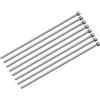 QUARKZMAN Pin Eiettori Dritti, Dia 3mm(0,12) 65Mn Punzone Punta Rotonda in Acciaio Lungo 150mm(5,91) per Manutenzione Meccanica 8pz