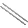 CoCud Croce Croce Avvitatore Punte, PH2 150mm Lungo 1/4 Esagonale Gambo, S2 magnetici Croce Trapano Punta Potenza Impatto Guida), 2-Pezzi