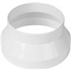 Repa Market Riduttore per canale da 125 a 100 mm, in plastica ABS, connettore per aria di scarico HVAC, climatizzatore, sistemi di ventilazione - tubo in PVC, tubo di condizionamento/tubo di scarico