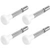 QUARKZMAN Chiusure a Spillo, 6x45mm/0,24x1,77 Pollici Perno a Molla con Chiusura a Pistone Bullone a Spillo a Molla in Acciaio per Mobili Porta Letto, 4pz