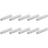 QUARKZMAN 10pz Chiave a Piuma Estremità Rotonda, 3x3x20mm Chiavette Elastiche Acciaio Inossidabile Professionale Chiavetta Parallela per Albero Trasmissione per Industria Meccanica Fissaggi