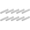 QUARKZMAN 10pz Chiave a Piuma Estremità Rotonda, 4x4x30mm Chiavette Elastiche Acciaio Inossidabile Professionale Chiavetta Parallela per Albero Trasmissione per Industria Meccanica Fissaggi