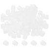PATIKIL 3.2mm ID x 5mm OD x 4mm L Distanziali Rotondi Rondelle 100pz Nylon Guarnizioni Separazione per M3 Hardware Viti Bulloni per Stampante 3D Presa Elettrica Bianco