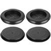 QUARKZMAN 10pz Passacavi Gomma 1-3/8 (35mm) Foro Perforazione, 1-1/4 (30mm) ID Tappi Foro Unilaterali Anelli Tenuta per Protezione Cavi Firewall, Nero