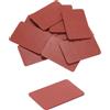 QUARKZMAN 20 Pezzi Spessori in Plastica 60 x 40 x 2 mm Distanziatori Piastrelle Squadrette Angolari Blocco Sottotetto Cunei Mobili Pannelli Plastica Esterno Rigida, Rosso