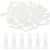 PATIKIL Distanziatore Supporto PCB, 50pz 19mm/0,75 Altezza di Supporto Standoff PCB Isolamento Scheda Colonna Testa Rotonda Supporto in Plastica per Scheda PCB PC, Bianco