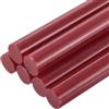 QUARKZMAN 6Pz Stick Colla a Caldo Dimensioni Standard per Pistola per Colle 11mm x 200mm Colla a Caldo Bastoncini Grandi Ricariche, Rosso Vino