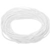 QUARKZMAN Nastro Tenuta Schiuma Silicone, Diametro 1,5 Mm (0,06) Lungo 8 Metri (26,25 Piedi) Guarnizione Gomma Spugna Rotonda Corda Gomma Solida per Macchinari e Industrie, Bianco