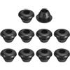QUARKZMAN 50pz Passacavo 5mm ID 8mm Guarnizione per Cavi Passacavo in Gomma Gommini Passacavo Elettrico per Firewall Guarnizione per Cablaggio Elettrico, Nero
