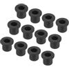 QUARKZMAN 20pz Occhielli in Gomma Diametro Montaggio 11mm ID 7mm H 12mm Guarnizioni Nere Protezione Passacavi in Gomma per Cavi Tubi