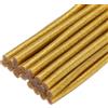 QUARKZMAN 20pz Stick Colla a Caldo per Pistola Colla a Caldo 7mm x 100mm/0,27 x 4 Mini Bastoni di Colla a Caldo Adesiva Oro Glitterato
