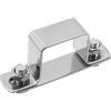QUARKZMAN Forma U Connettore Staffa, 35mm x 35mm 304 Inossidabile Acciaio Inossidabile Acciaio Barra Sicurezza Supporto Staffe Supporto Montante Canale, 1pz