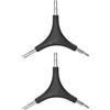 QUARKZMAN Chiave dinamometrica a Y, a 3 vie, da 4 a 6 mm, tipo Y, cromata, colore nero
